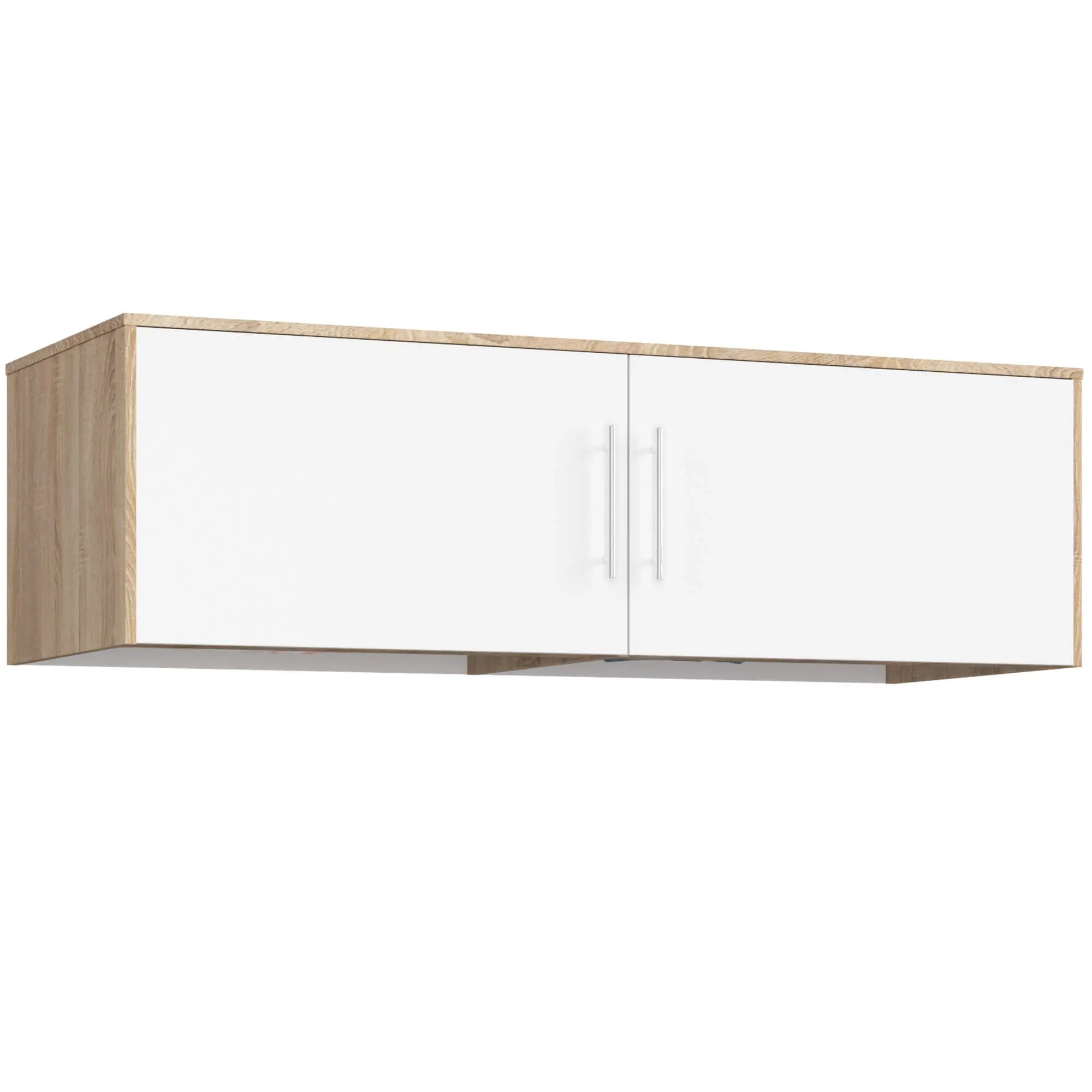 Ak furniture Nástavec na skříň CLP S150 dub sonoma/bílý