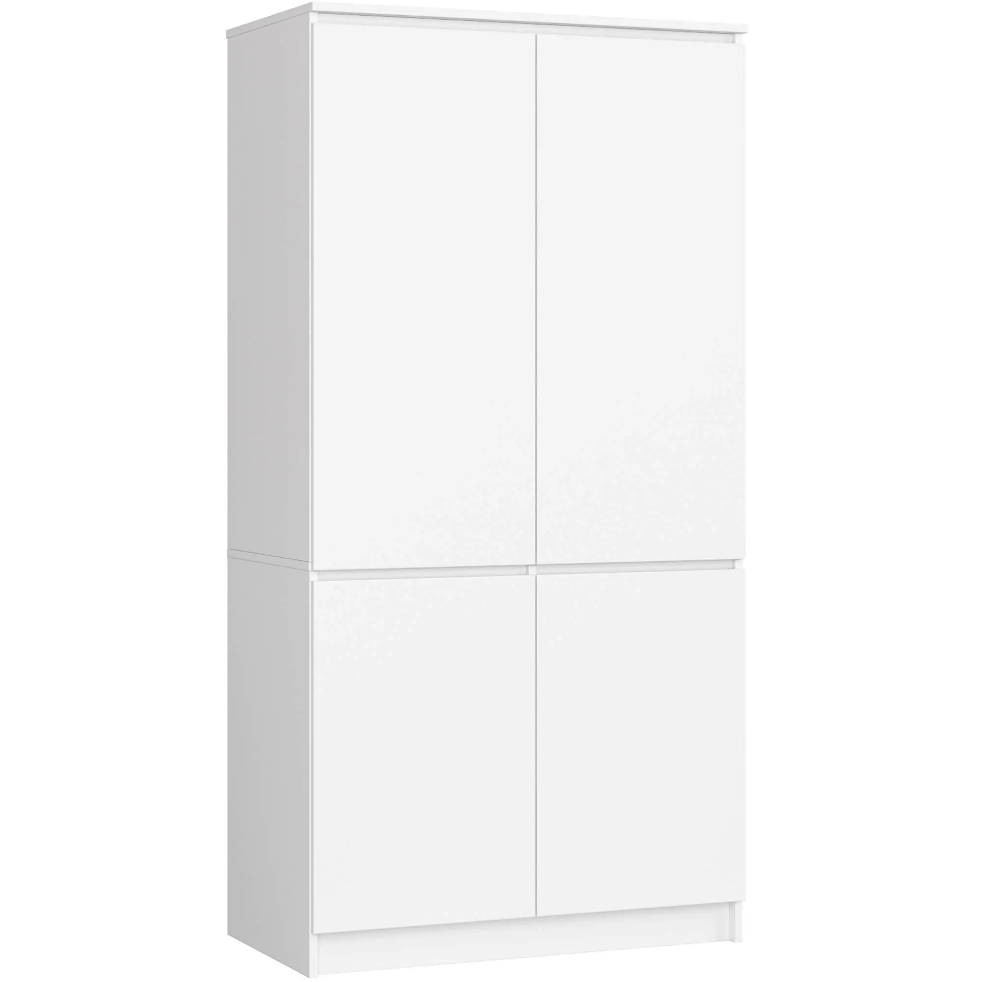 Ak furniture Šatní skříň CLP S90/4D bílá