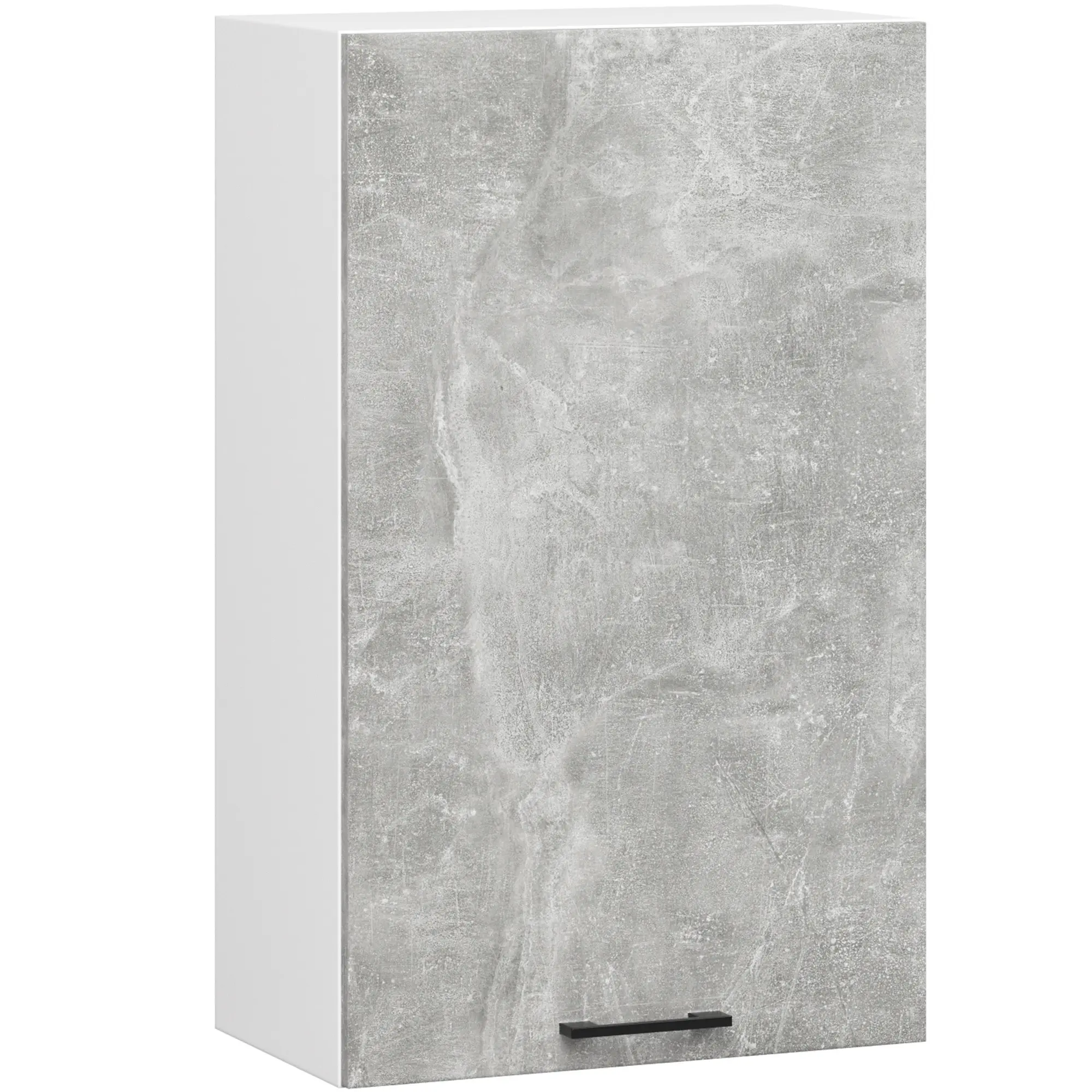 Ak furniture Závěsná kuchyňská skříňka OLIVIE 50x72 cm matná bílá/beton