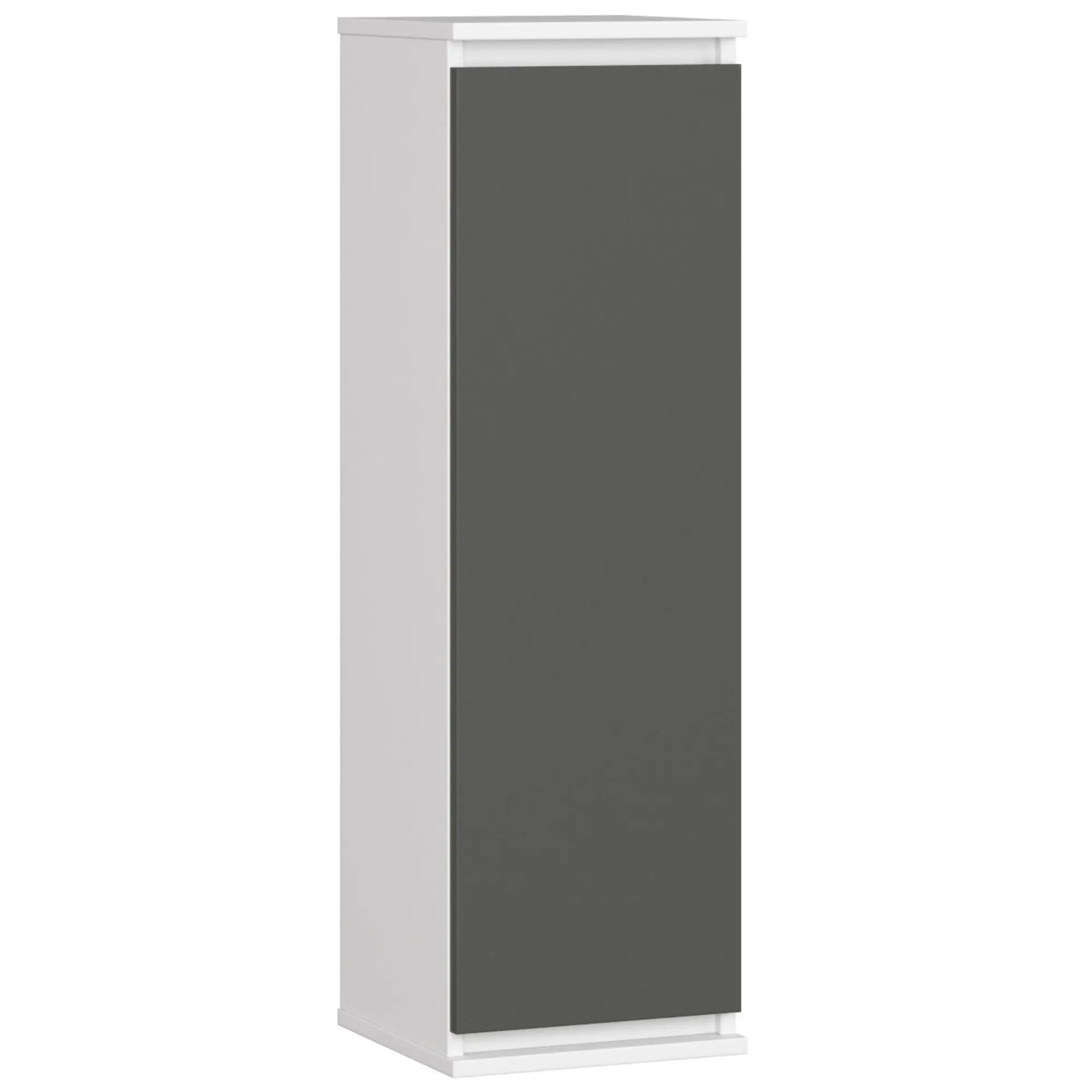 Ak furniture Závěsná skříňka STAR 30 cm bílá/grafitově šedá