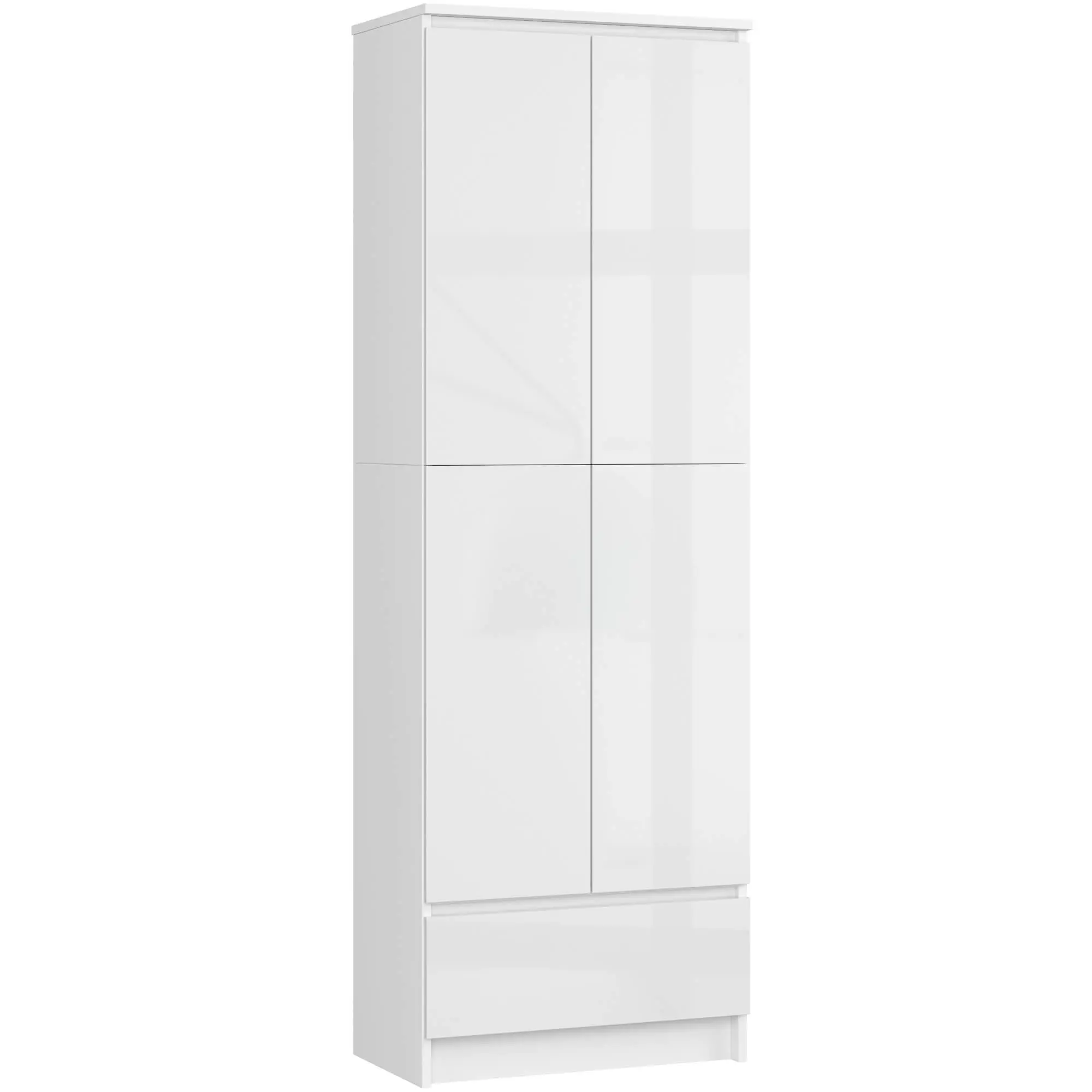Ak furniture Skříň Rexa 60 cm bílá lesk