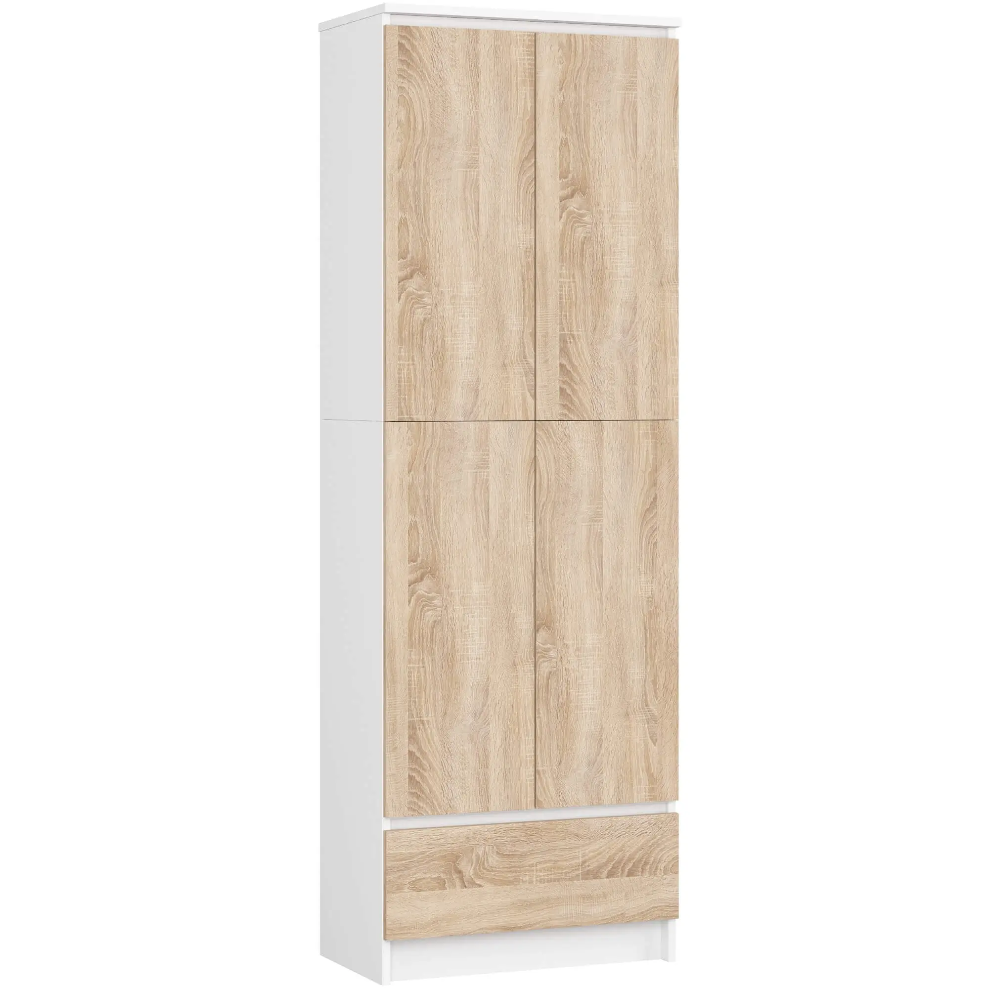 Ak furniture Skříň Rexa 60 cm bílá/dub sonoma