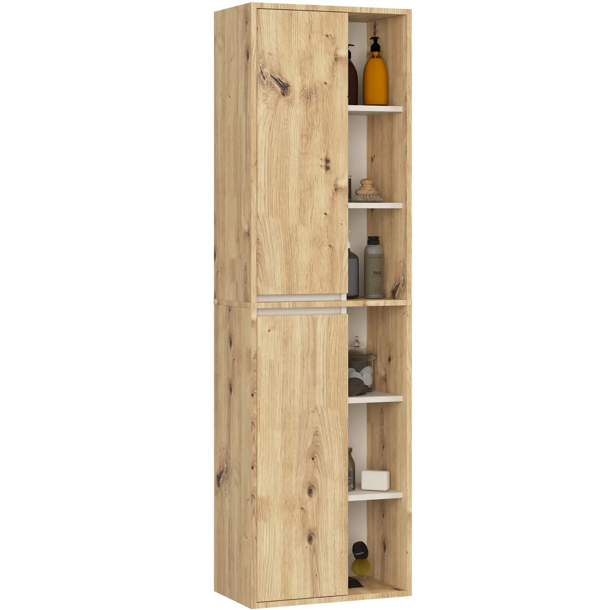 Kúpeľňová skříňka VAMI W50 2D 6P artisan dub / kašmír