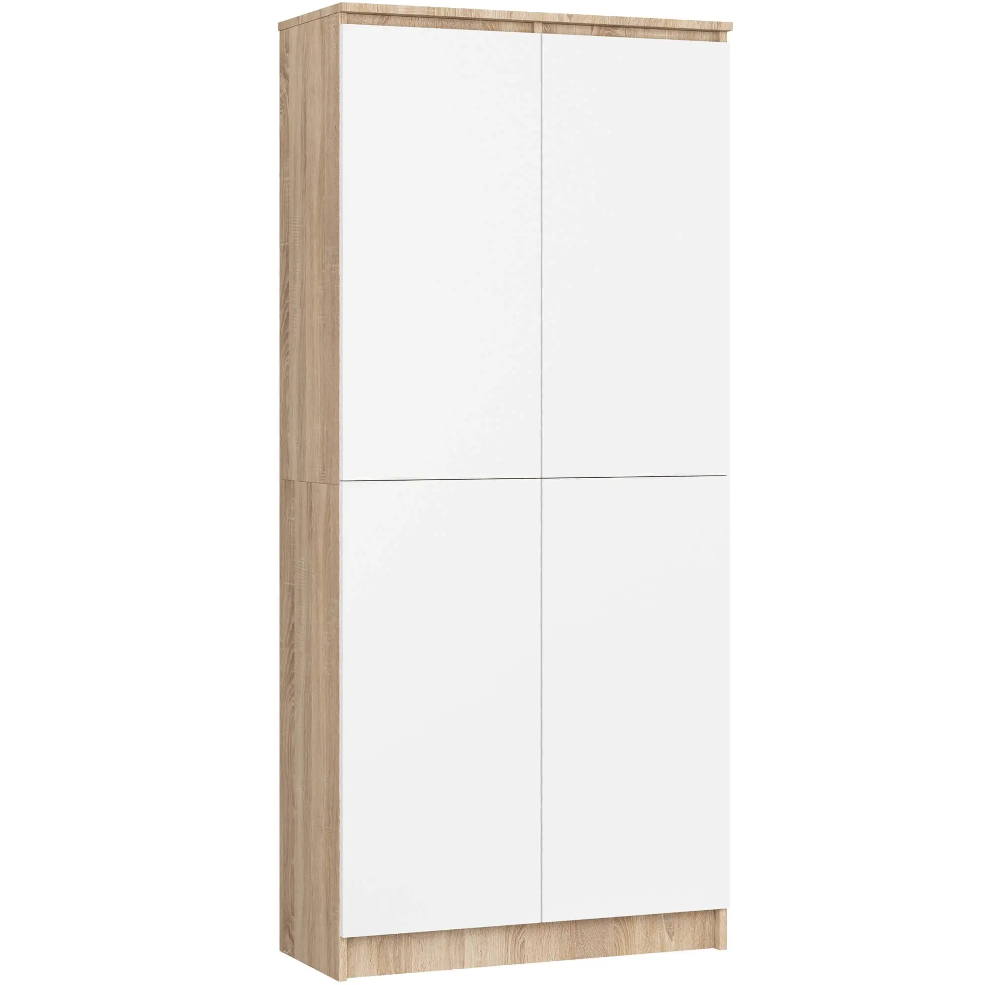 Ak furniture Skříň Rexa III 80 cm dub sonoma/bílá
