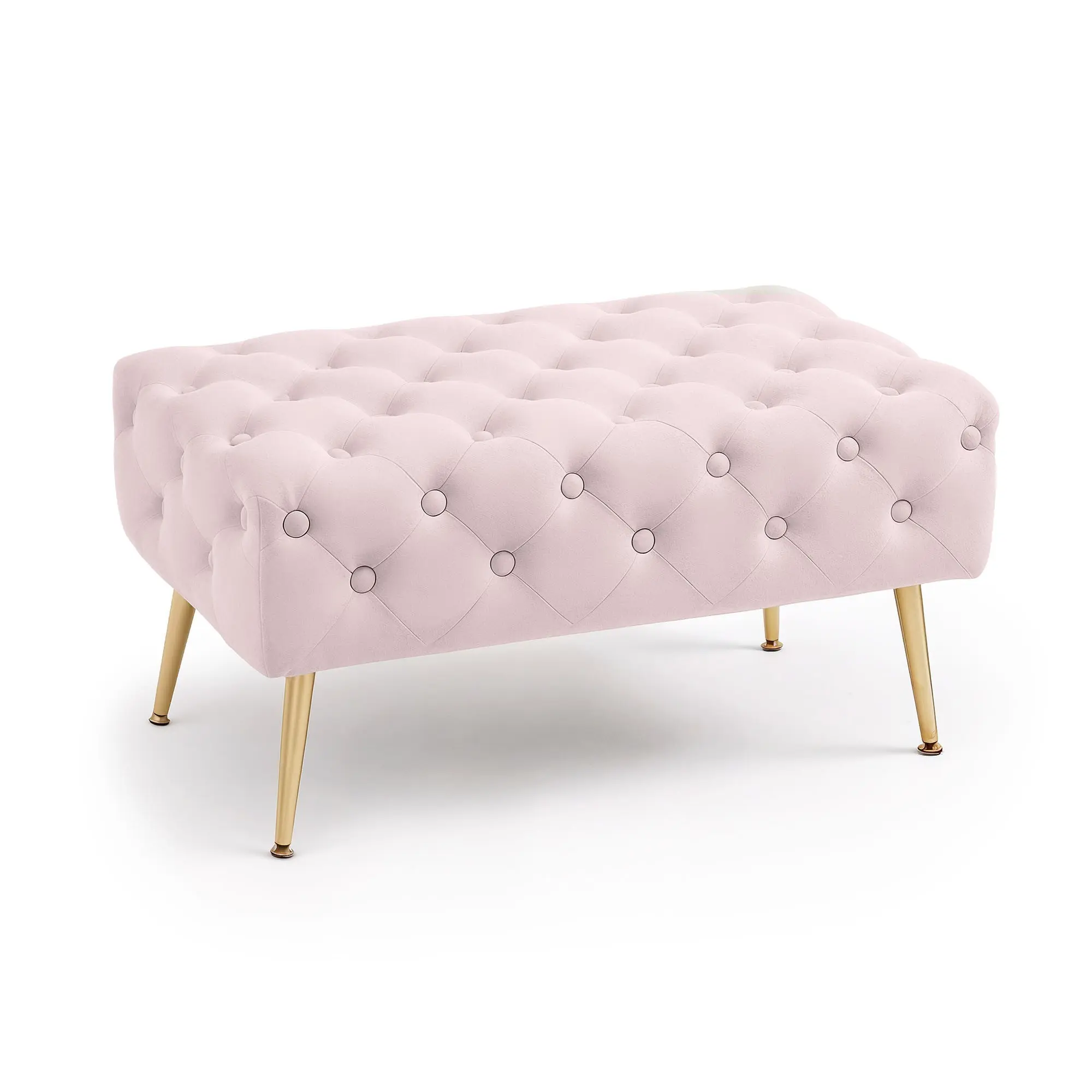 Ak furniture Taburet Madrid růžový