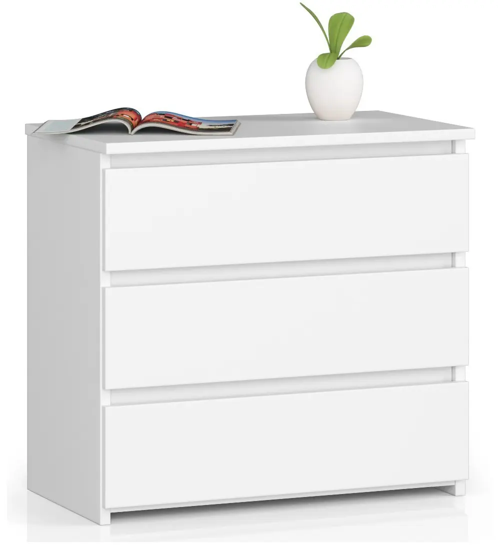 Noční stolek CL3 60 cm bílý
