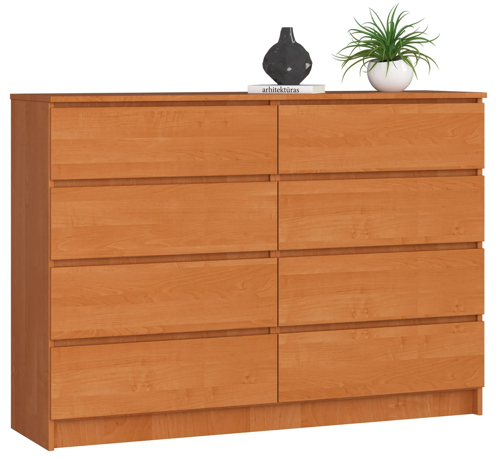 Ak furniture Komoda Rollo X 140 cm olše