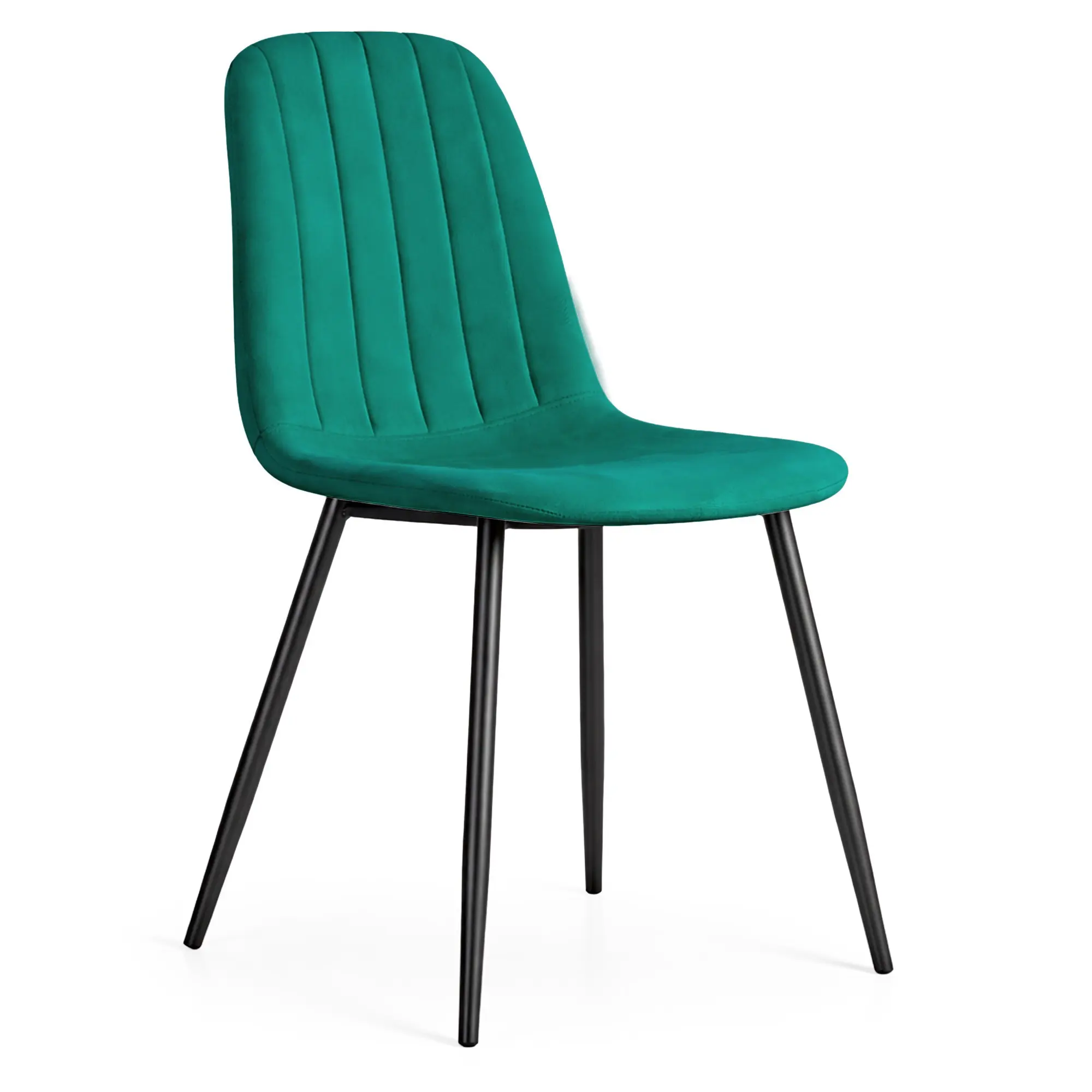Ak furniture Čalouněná jídelní židle Lumo lahvově zelená