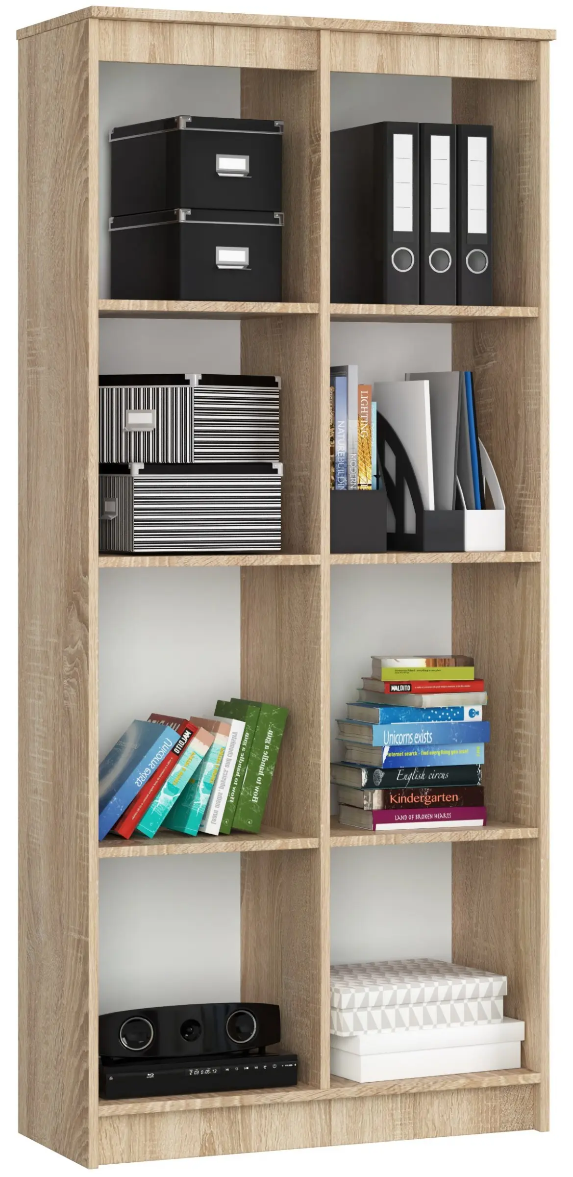 Ak furniture Knihovna Rexa 80 cm dub sonoma