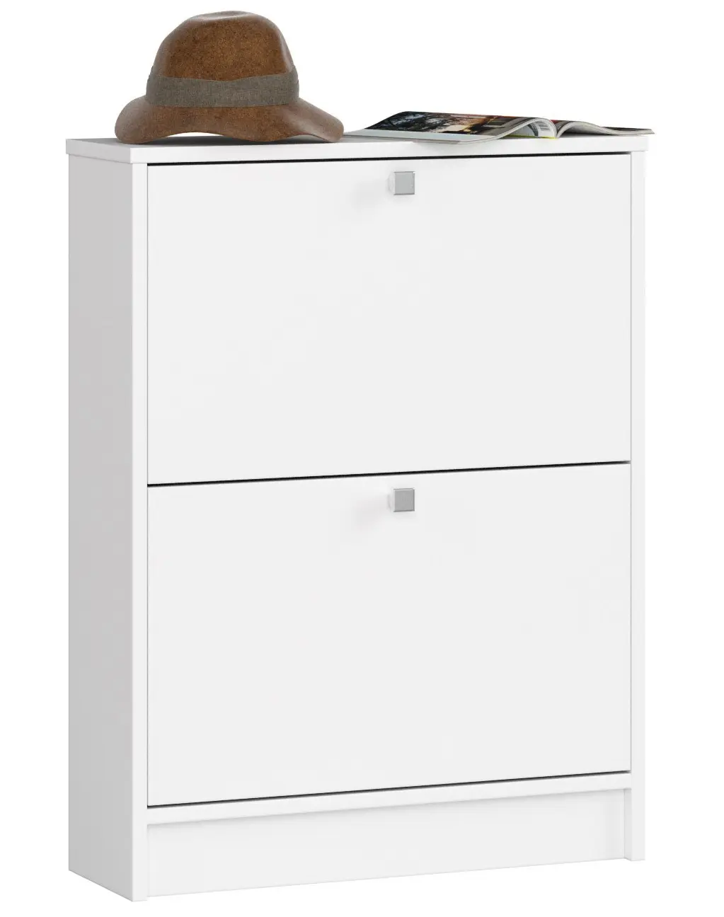 Ak furniture Botník Marienne 60 cm bílý
