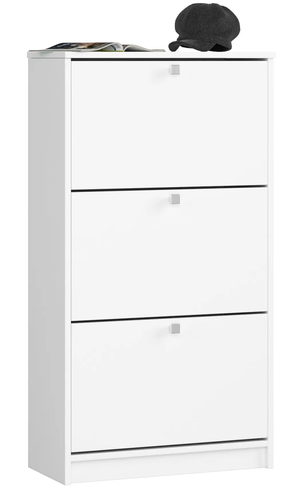 Ak furniture Botník ANTONIO 60 cm bílý