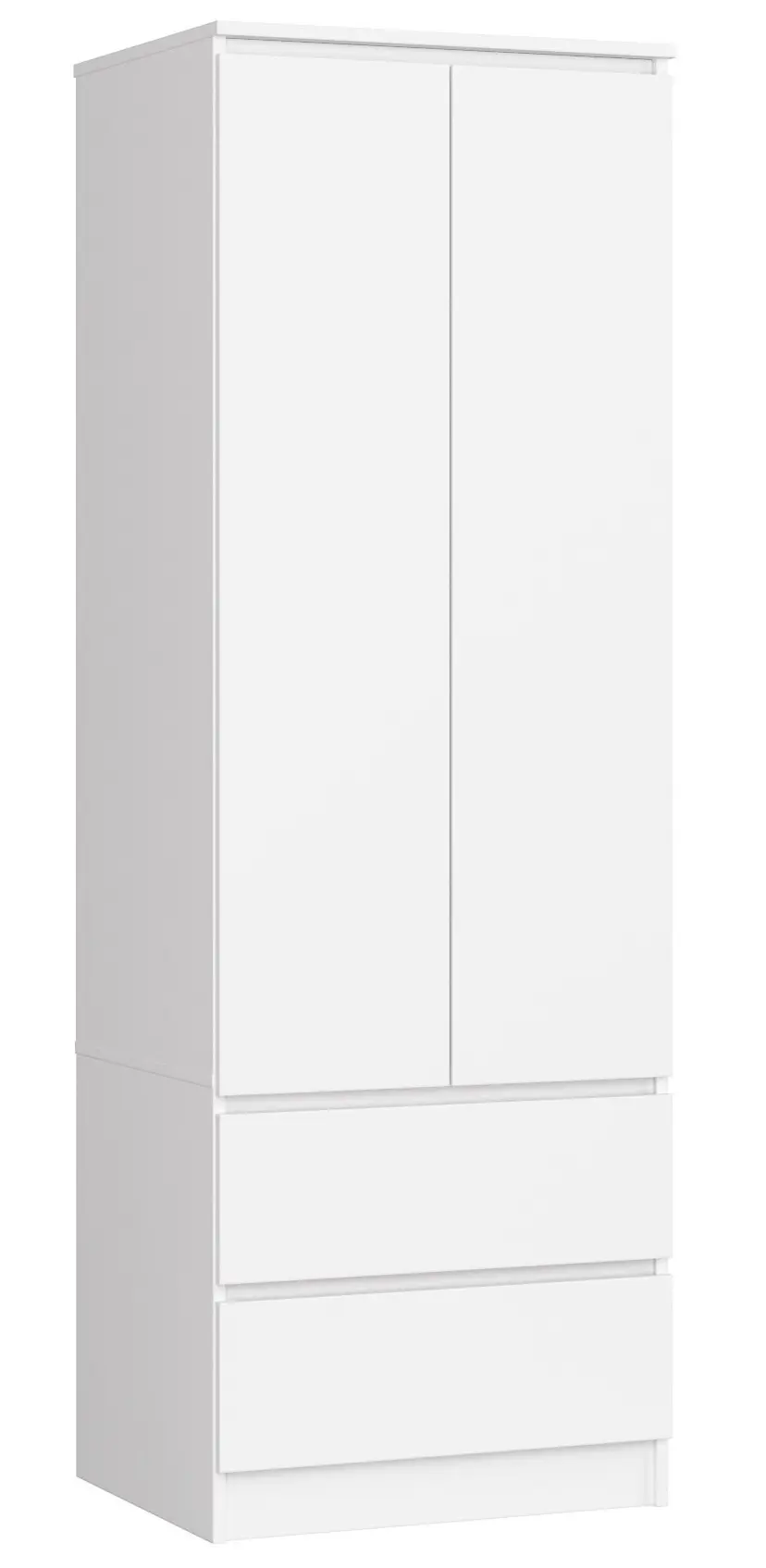 Ak furniture Šatní skříň Star 60 cm bílá
