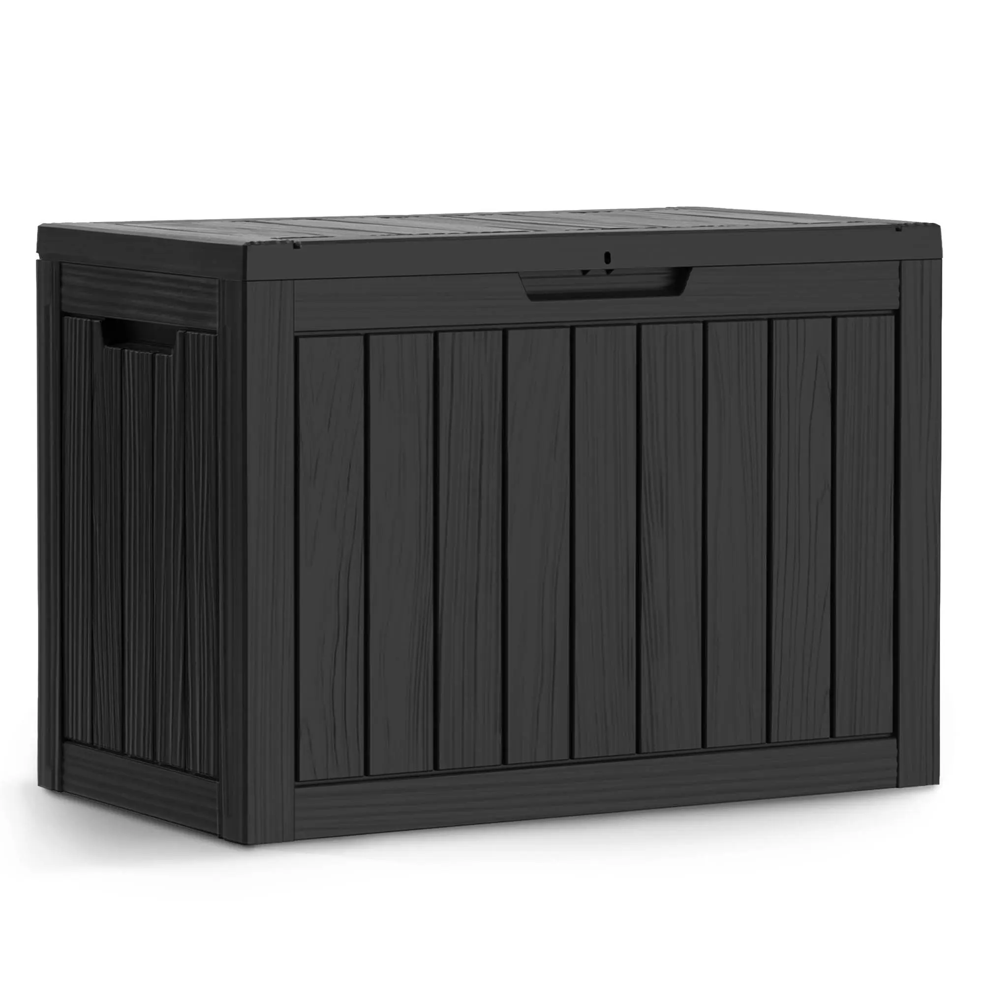 Ak furniture Zahradní úložný box Ezra 170 L černý