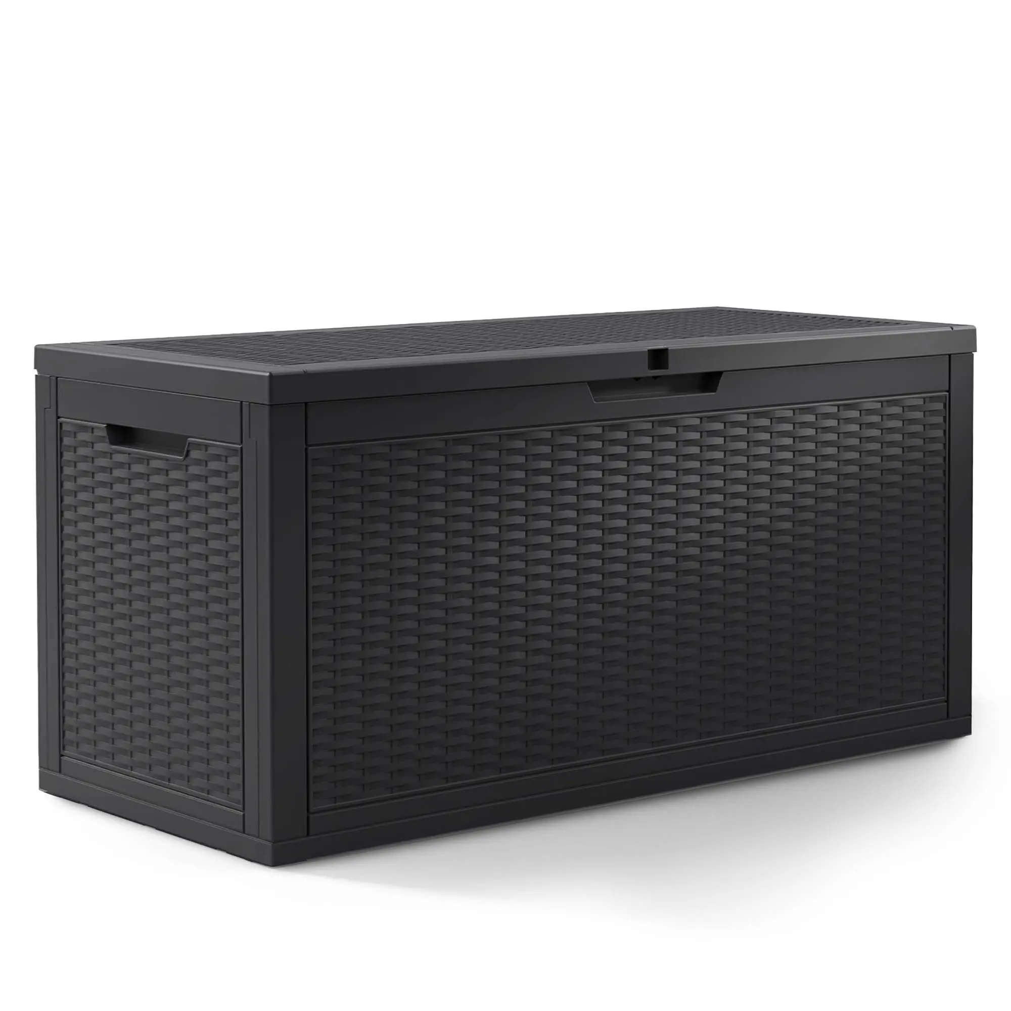 Ak furniture Zahradní úložný box Ezra 340 L černý