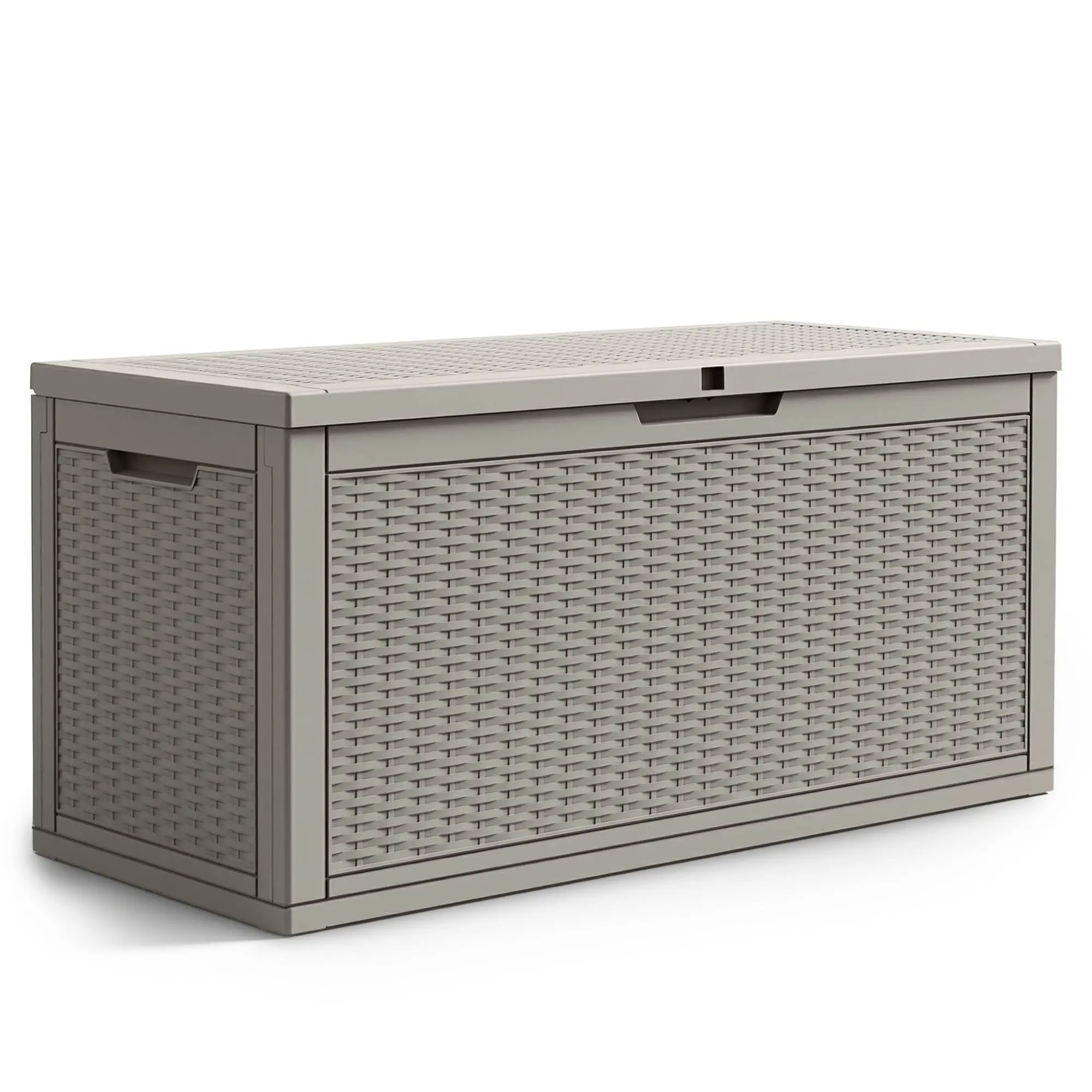 Ak furniture Zahradní úložný box Ezra 340 L šedý