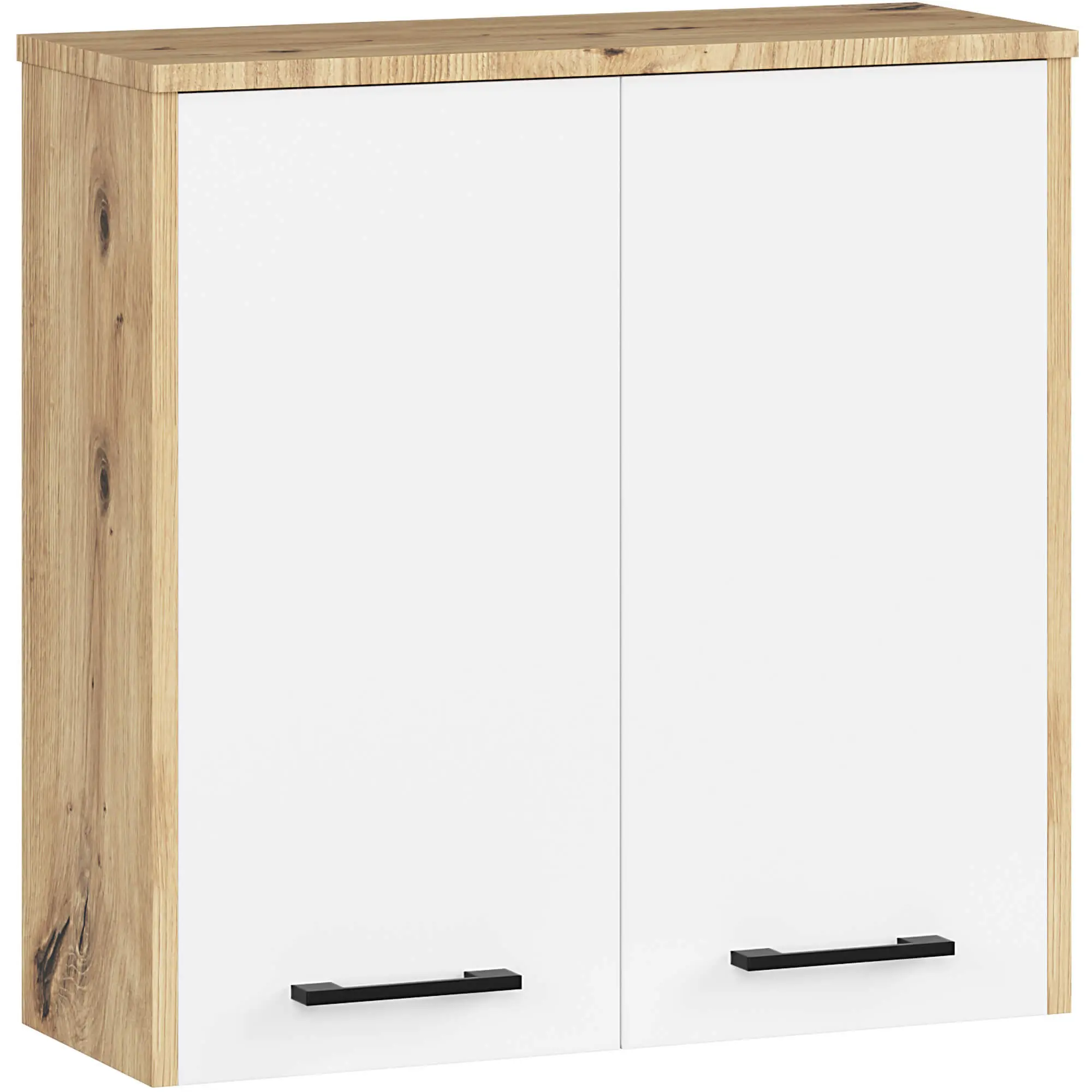 Koupelnová skříňka FIN W 60 cm 2D dub artisan / bílá