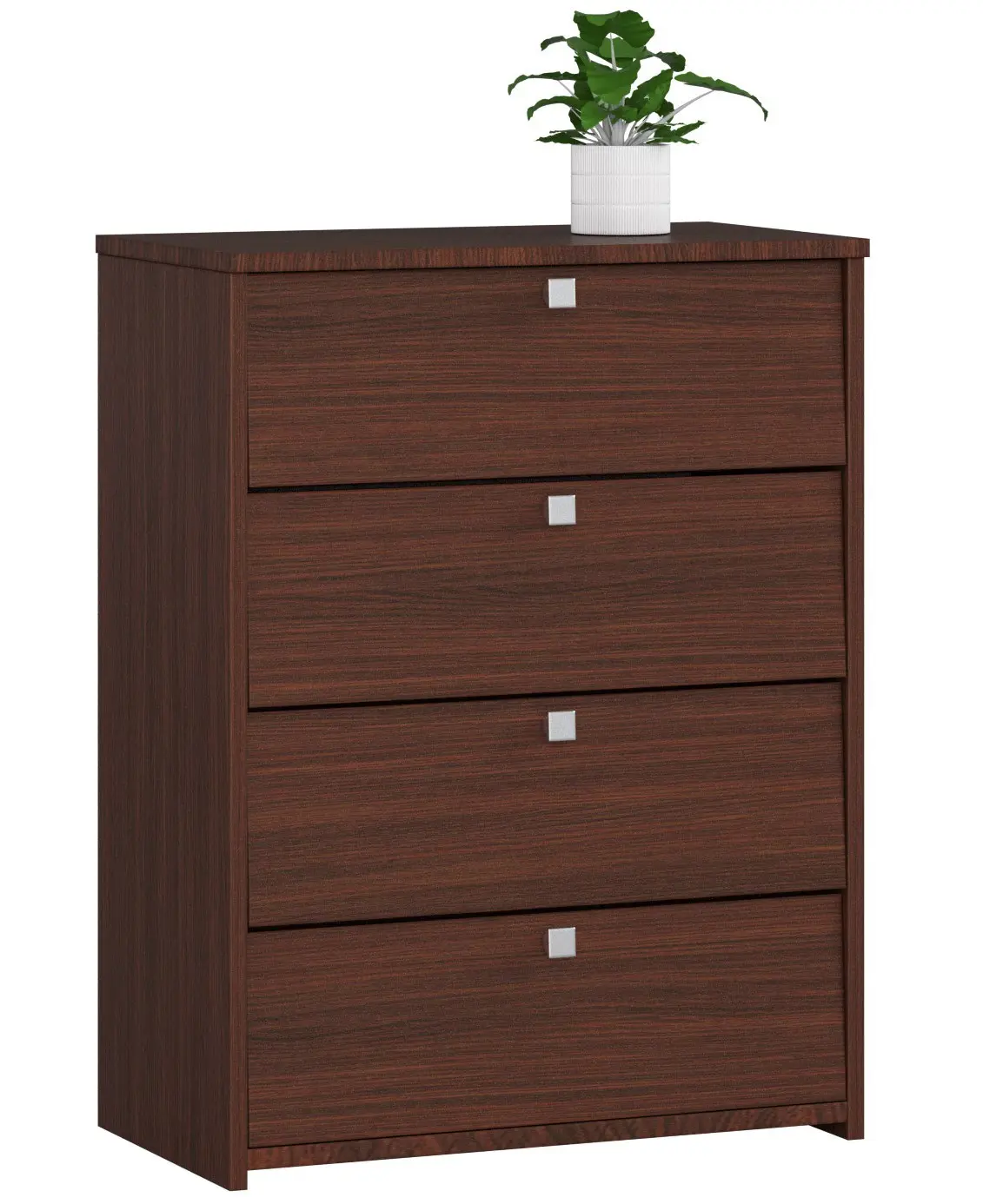 Ak furniture Botník Marienne 60 cm - 4 dvířka wenge