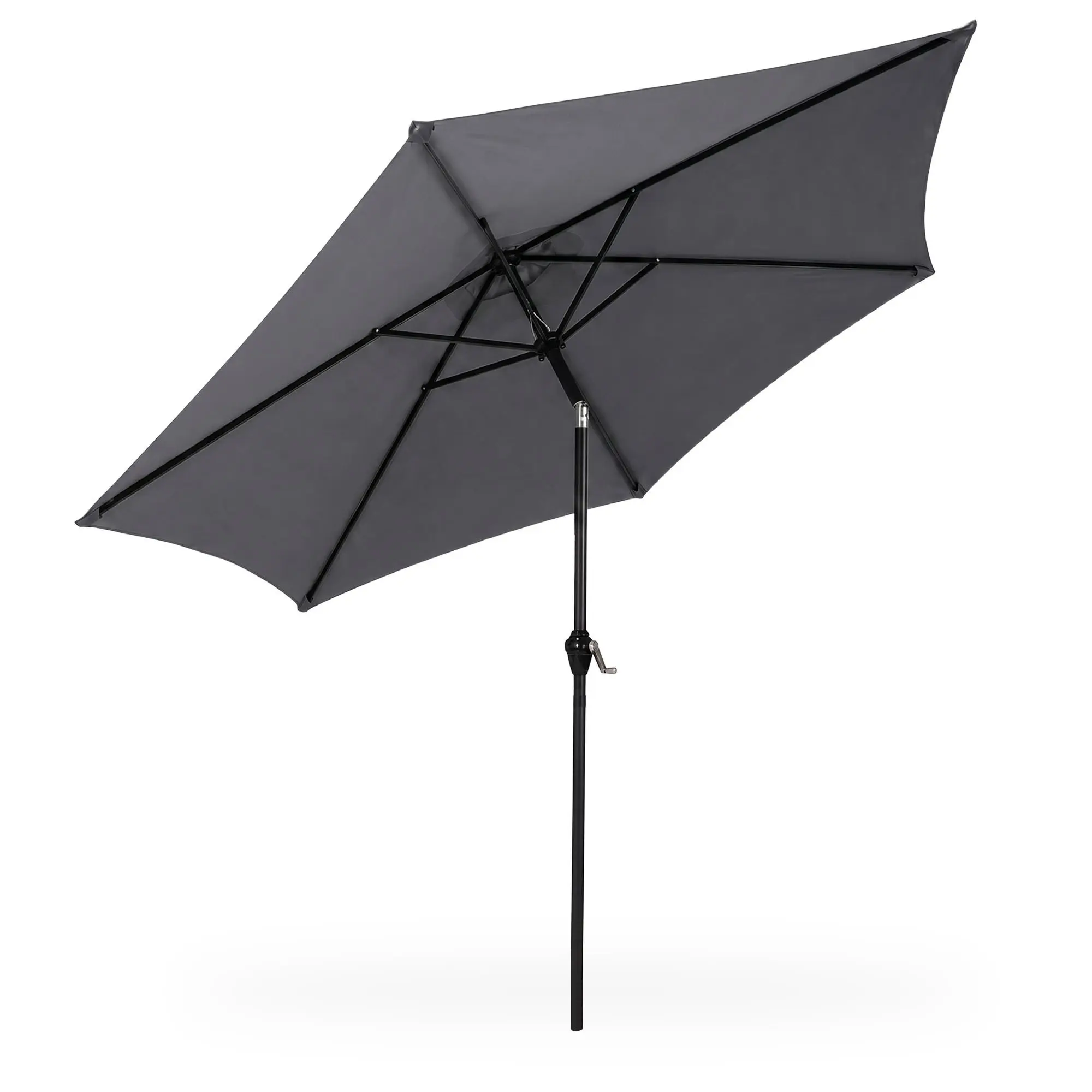 Ak furniture Zahradní slunečník ORIENT 270 cm tmavě šedý