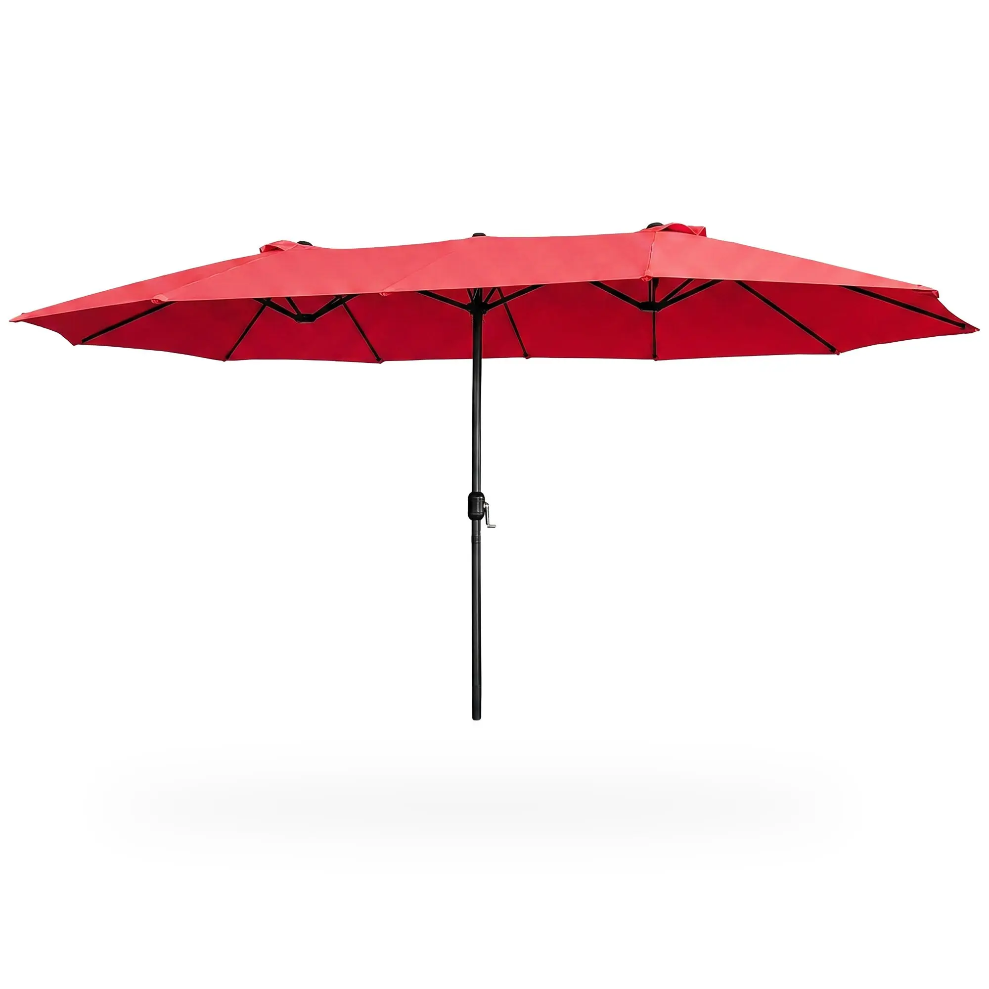 Ak furniture Dvojitý zahradní slunečník TILIA 460x270 cm červený