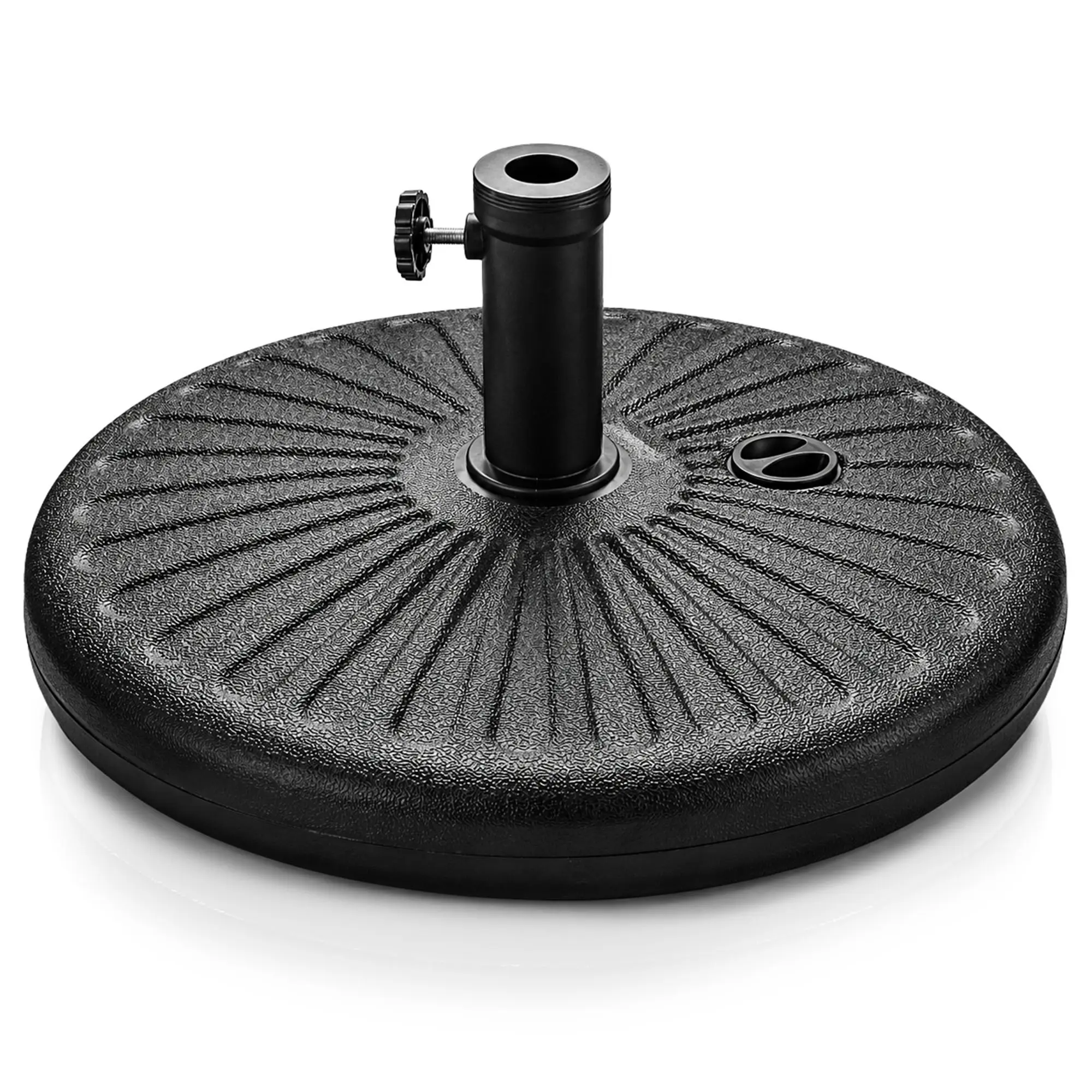 Ak furniture Podstavec pod slunečník UB55 černý