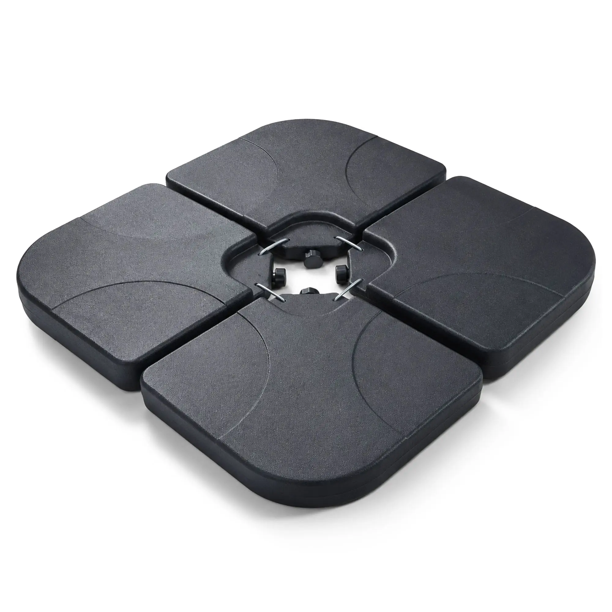 Ak furniture Podstavec pod slunečník UB50 černý