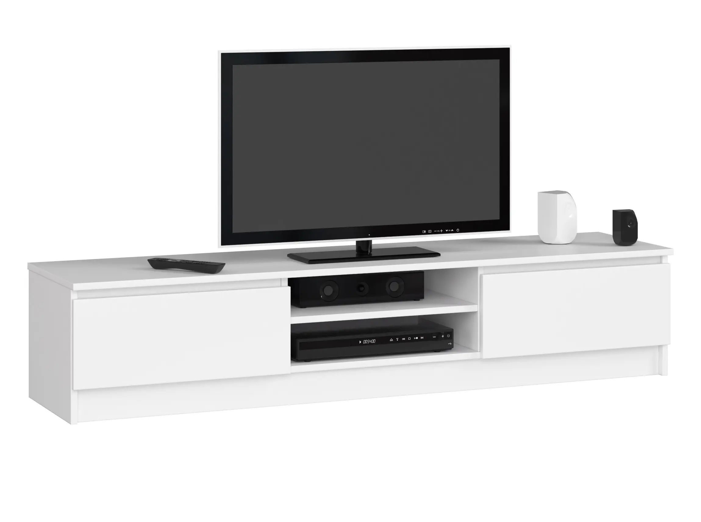 Stolek pod TV RTV K 160 CLP bílý
