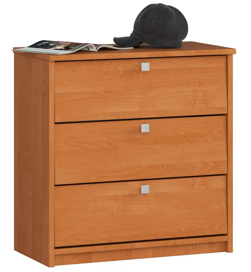 Ak furniture Botník Mini 60 cm - 3 dvířka olše