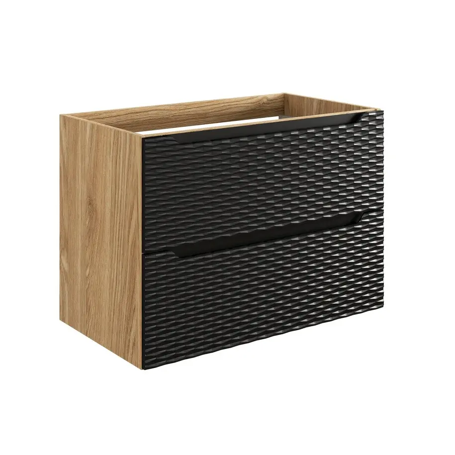 ArtCom Skříňka pod umyvadlo OCEAN Black 82-80-2S | 80 cm