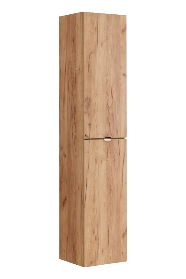 Comad Doplňková koupelnová skříňka vysoká Capri Oak 35 dub zlatý craft