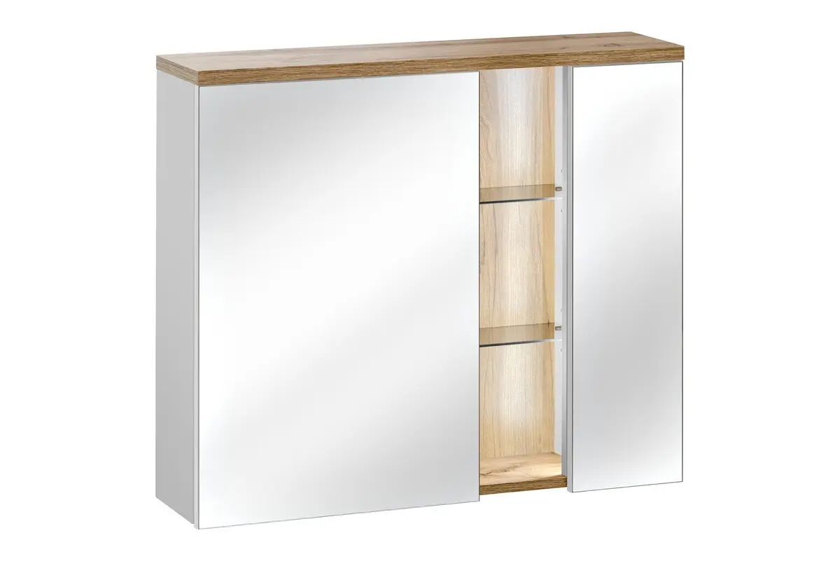 ArtCom Zrcadlová skříňka BAHAMA White 841 | 80 cm