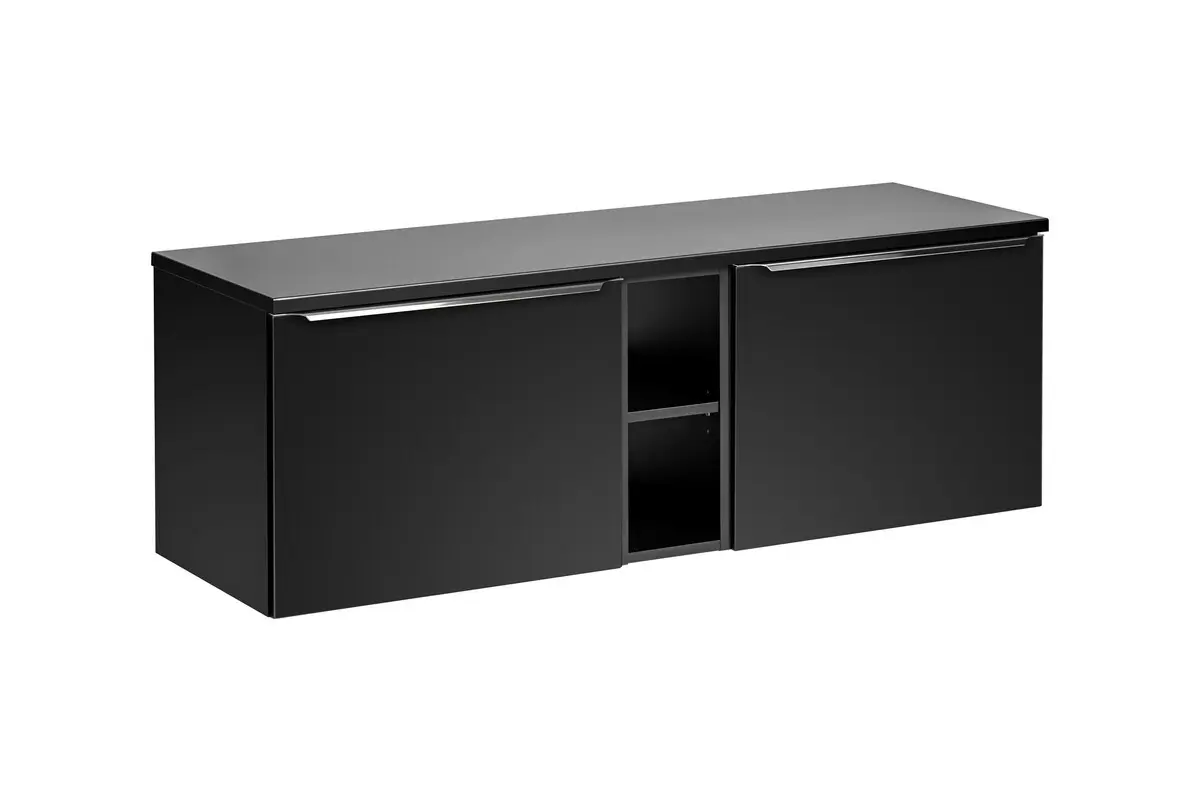 Comad Koupelnová skříňka pod umyvadlo set Santa Fe Black 140 černá