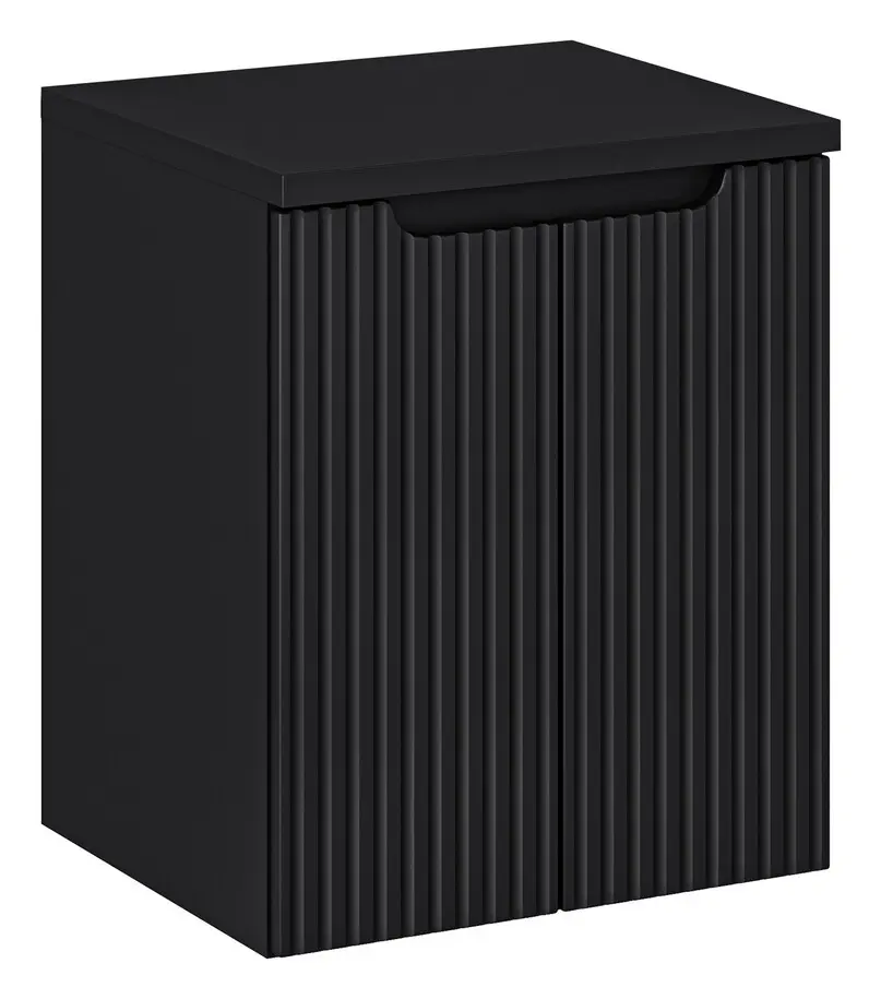 Comad Závěsná skříňka Nova Black II s deskou 50 cm černá
