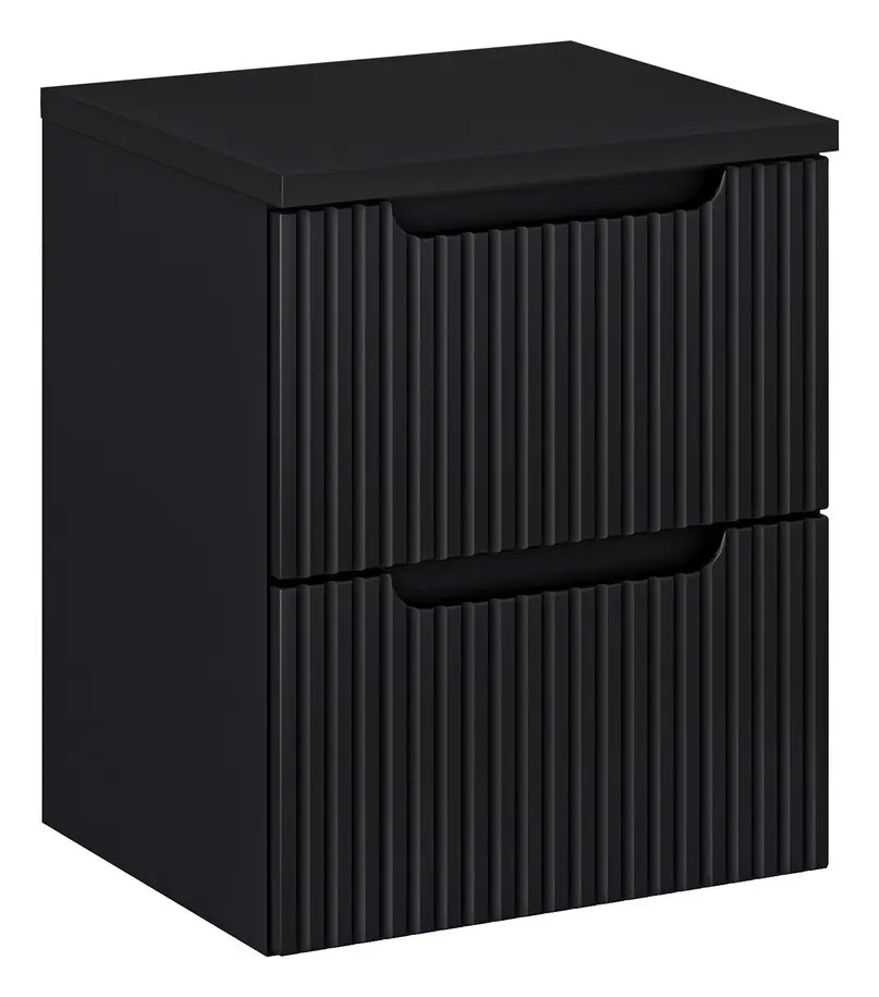 ArtCom Koupelnová skříňka s deskou NOVA Black D50/2 | 50 cm