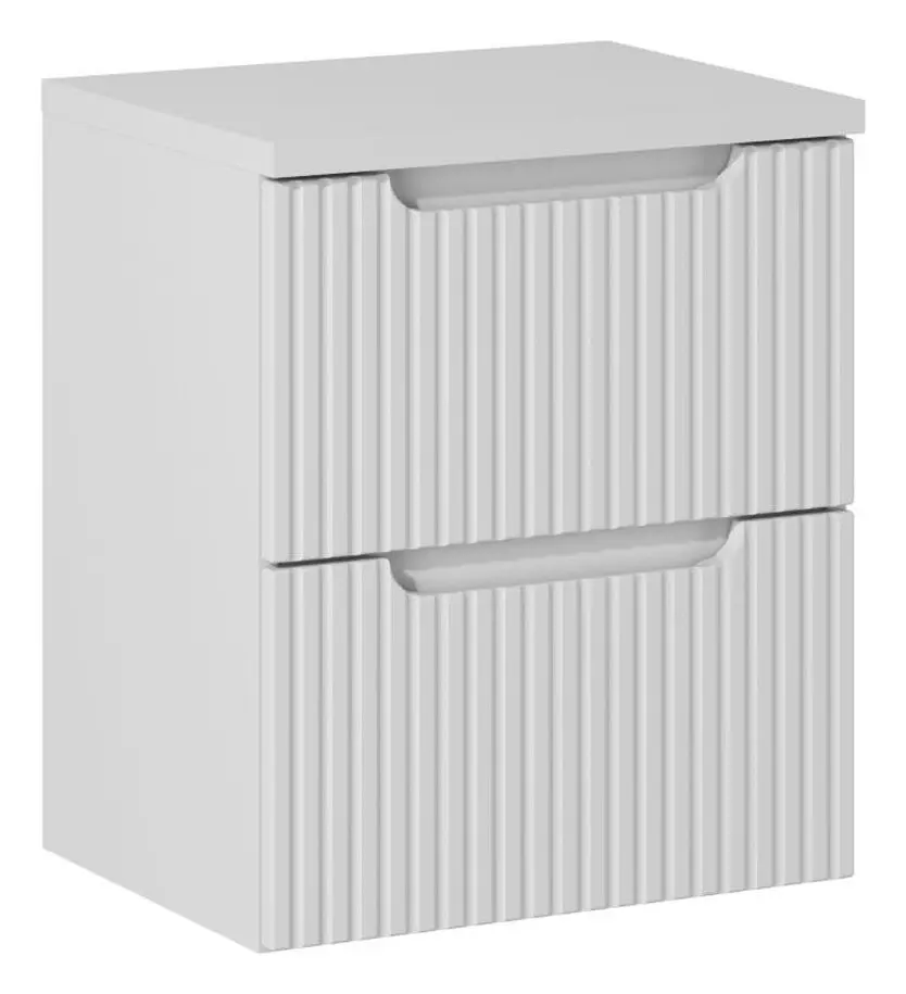 Comad Závěsná skříňka pod umyvadlo Nova White I s deskou 50 cm bílá