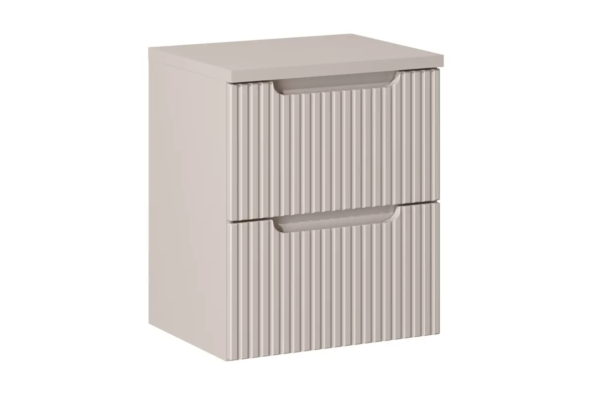 Comad Koupelnová skříňka pod deskové umyvadlo set Nova Cashmere II. 50 kašmír