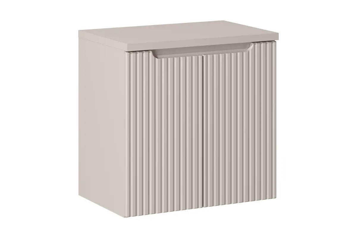 Comad Závěsná skříňka Nova Cashmere I s deskou 60 cm kašmírová