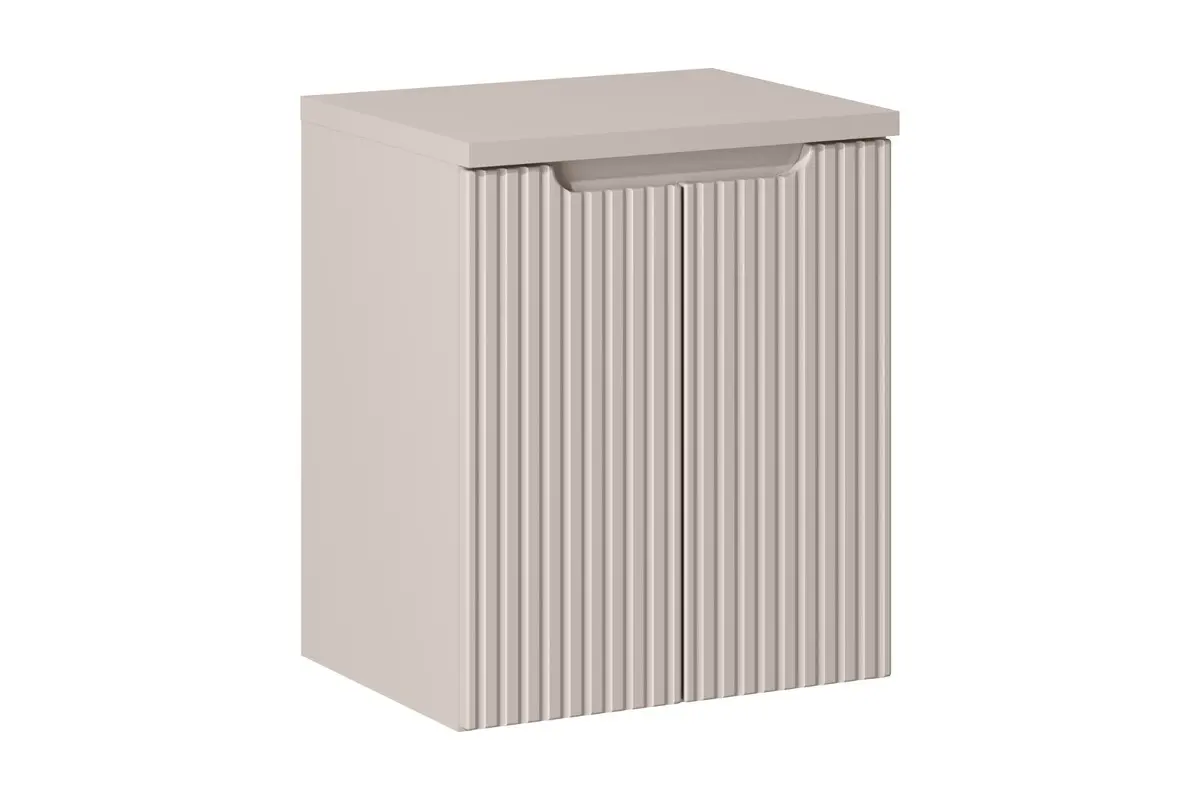 Comad Závěsná skříňka pod umyvadlo Nova Cashmere s deskou 50 cm kašmírová