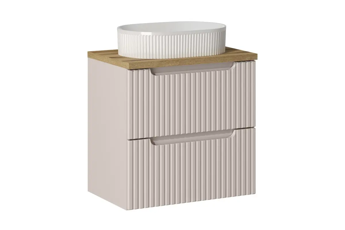 Comad Koupelnová skříňka s deskovým umyvadlem SET-NOC B OAK 60 kašmír/dub coast evoke