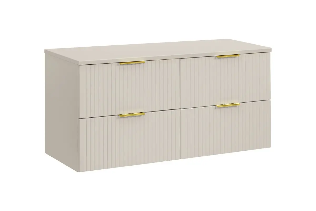 Comad Koupelnová skříňka pod deskové umyvadlo set Adel Cashmere I. 120 kašmír