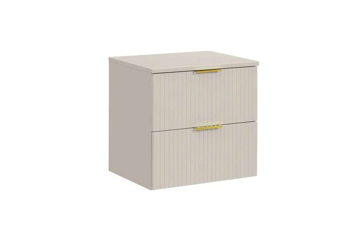 Comad Závěsná skříňka Adele Cashmere s deskou 60 cm kašmírová