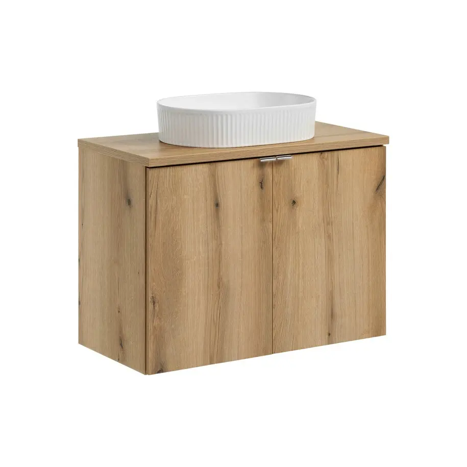 Comad Koupelnová skříňka s deskovým umyvadlem SET-NOA B OAK II 80 dub coast evoke