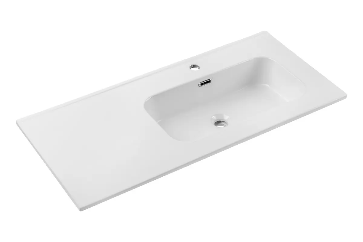 ArtCom Keramické umyvadlo GO2 100 P | bílý lesk 100 cm