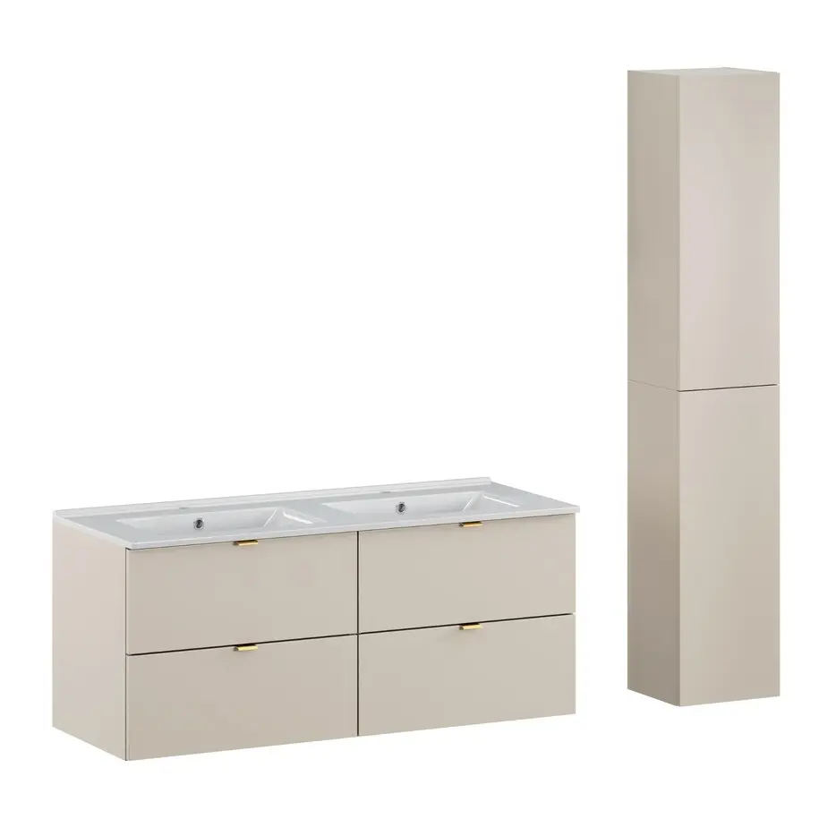 Comad Set koupelnového nábytku Dalia Cashmere 120 kašmír mat