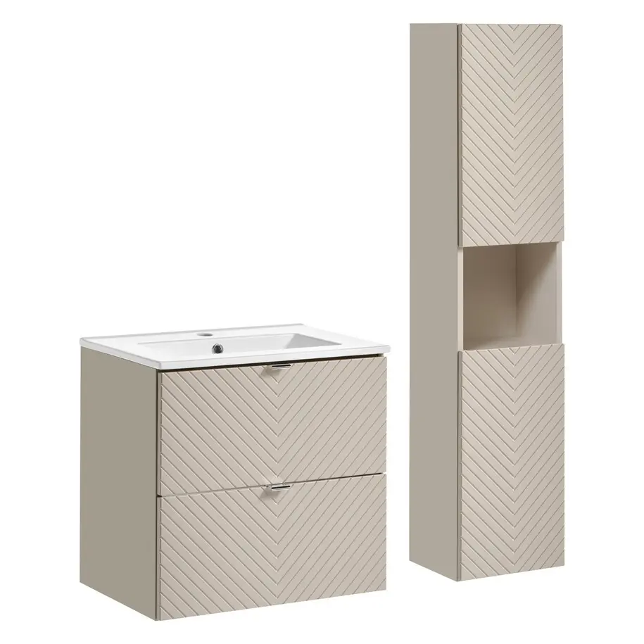 Comad Set koupelnového nábytku Viva Cashmere 60 kašmírová matná