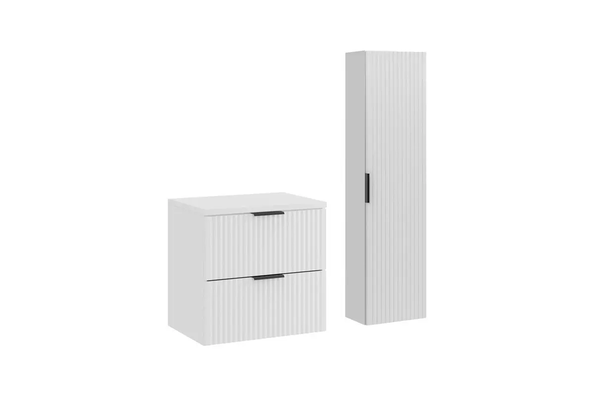 Comad Koupelnová sestava Casad s deskou a skříňkami 60 cm bílá