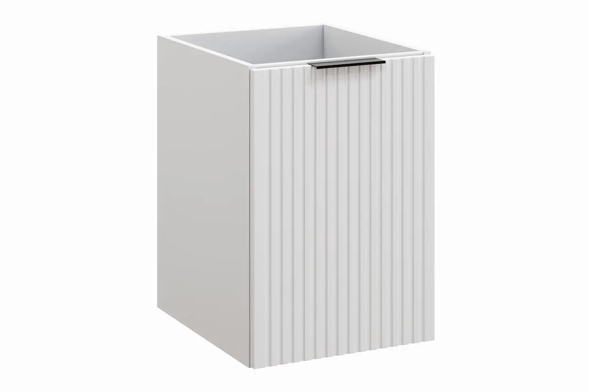 Comad Závěsná koupelnová skříňka s košem na prádlo Casad 40 cm bílá