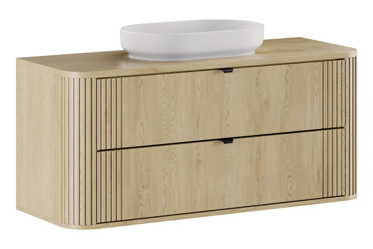 Comad Koupelnová skříňka s deskovým umyvadlem SET-OVC B CREMONA 120 dub cremona