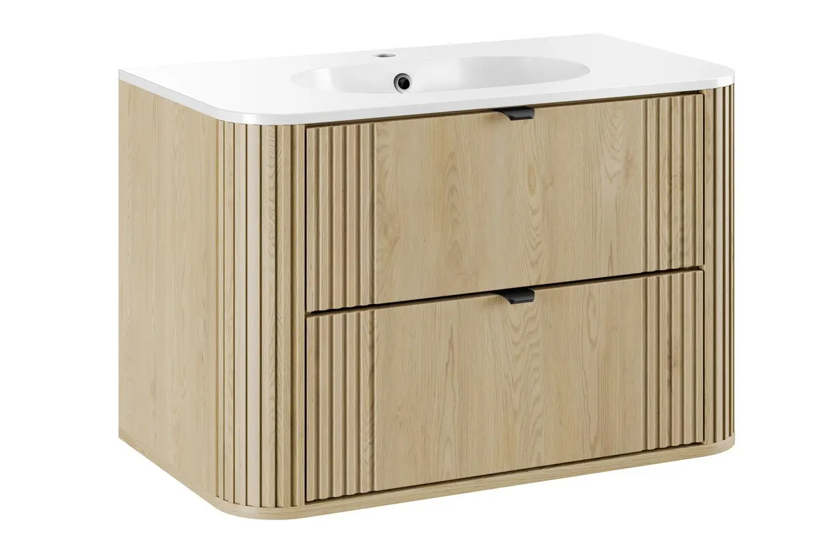 ArtCom Koupelnová skříňka s umyvadlem OVALIA Cremona U80/1 | 80 cm