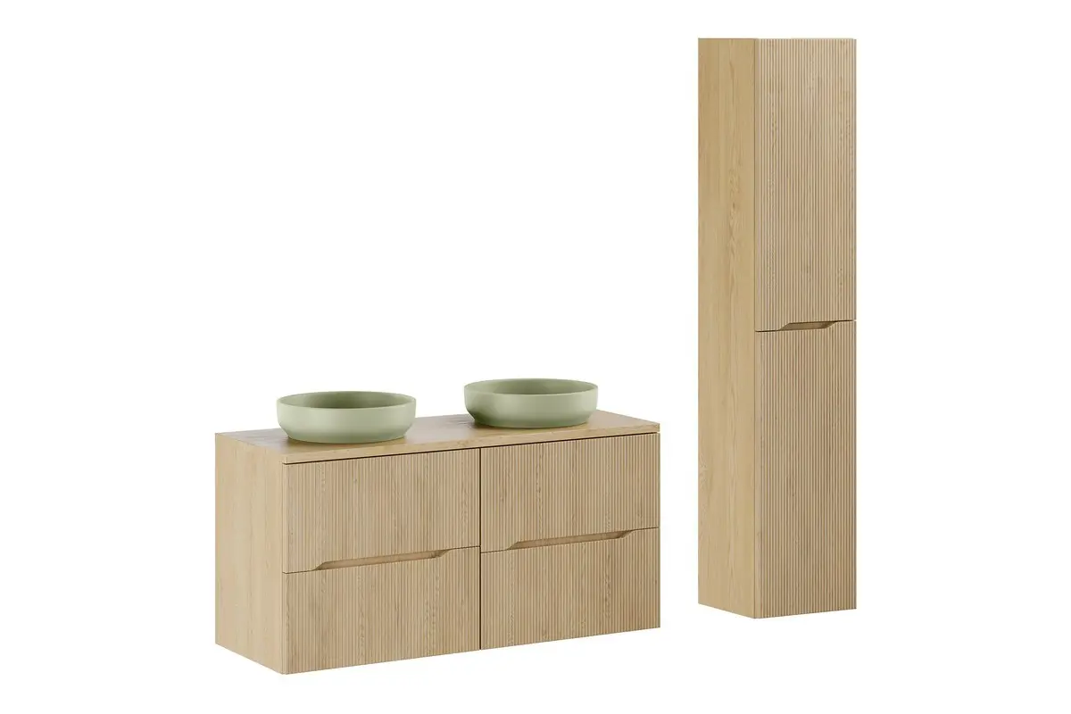 Comad Set koupelnového nábytku Nordic Cremona 120 dub cremona (6 kusů nábytku)