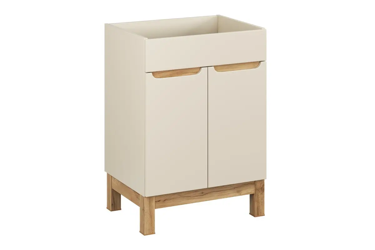 Comad Skříňka pod umyvadlo Bali 2D 60 cm kašmír/dub wotan
